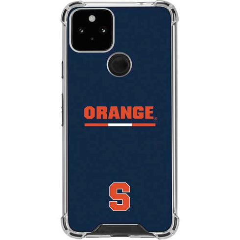 Syracuse University Orange Google Pixel 5 Clear Case